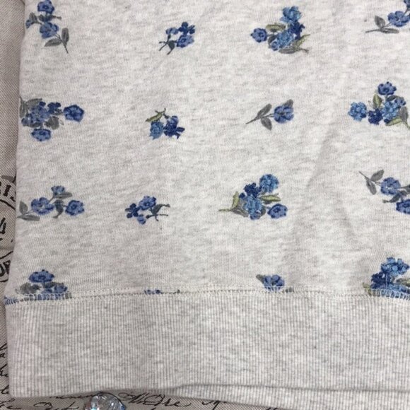 Lucky Brand Allover Embroidered Sweatshir - Picture 4 of 7